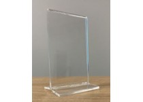 A7 Acrylic Ticket Stand double sided